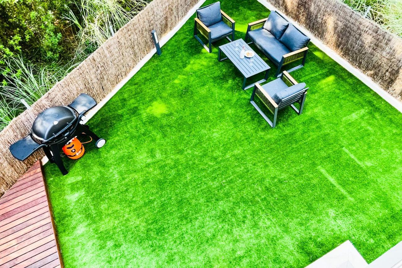 Villa Pam Beach House Playa De Muro - 200M To Beach With Hot Tub 阿尔库迪亚 外观 照片