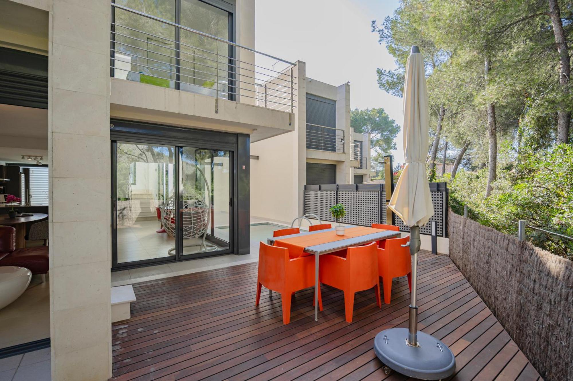 Villa Pam Beach House Playa De Muro - 200M To Beach With Hot Tub 阿尔库迪亚 外观 照片